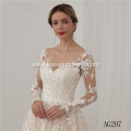 Fashion Ladies White Sleeveless Lace Straps Bridal Sexy V neck bridal frock wedding dress gown